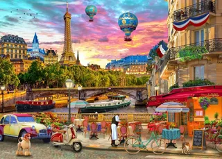 Puzzle City of Love, Paris - 500 à 999 pièces from Bluebird Puzzle – box 1 of 2