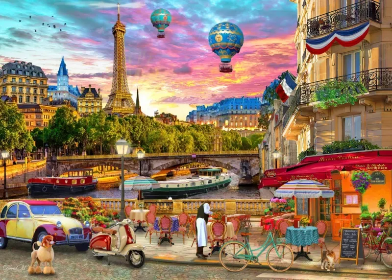 Puzzle City of Love, Paris - 500 à 999 pièces van Bluebird Puzzle – doos