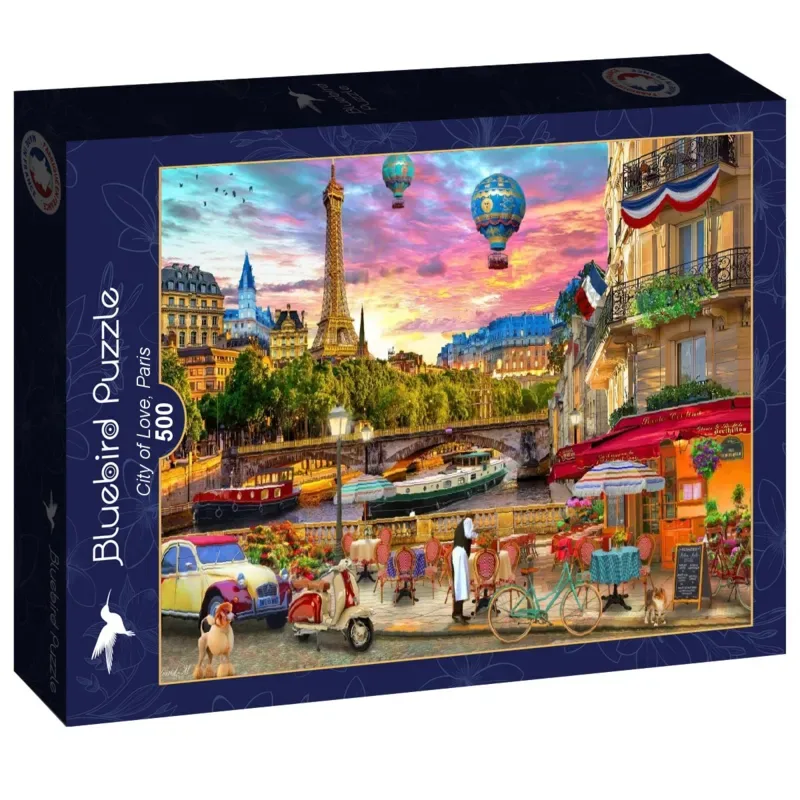 Puzzle City of Love, Paris - 500 à 999 pièces from Bluebird Puzzle – box 2 of 2