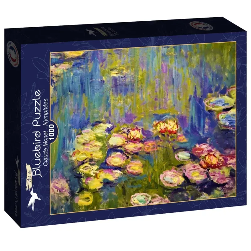 Puzzle Claude Monet - Nymphéas - 1000 pièces van Bluebird Puzzle – doos 2 van 2