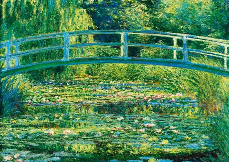 Puzzle Claude Monet - The Water-Lily Pond, 1899 - 1000 pièces van Bluebird Puzzle – doos 1 van 2
