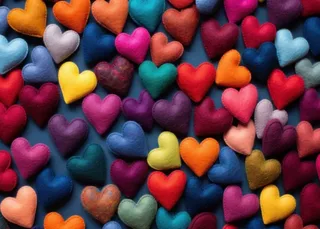 Puzzle Coeurs Multicolores - 500 à 999 pièces de Bluebird Puzzle – boîte 1 sur 2