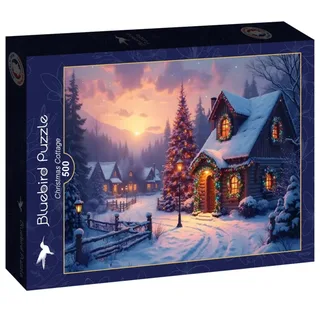 Puzzle Cottage à Noël - 500 à 999 pièces van Bluebird Puzzle – doos 2 van 2