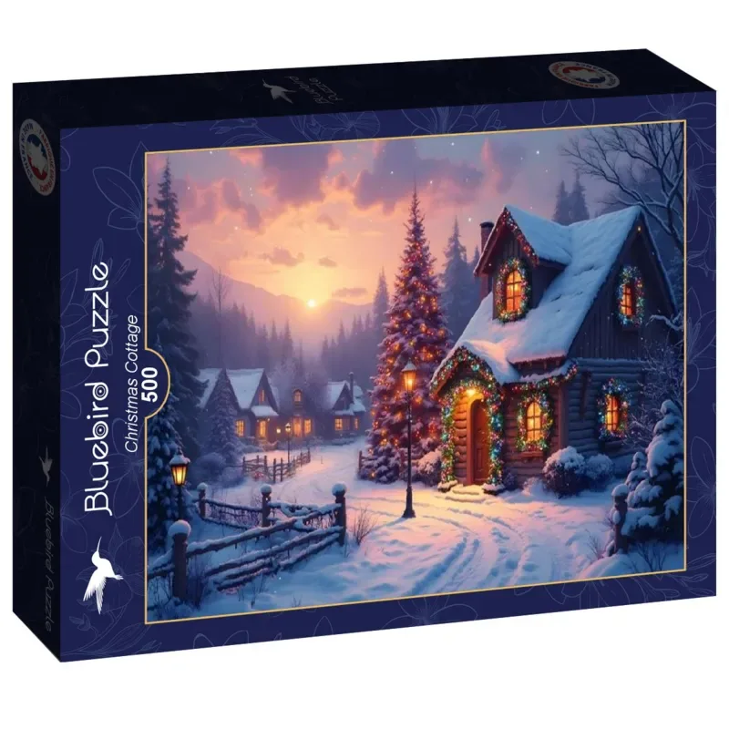 Puzzle Cottage à Noël - 500 à 999 pièces van Bluebird Puzzle – doos 2 van 2