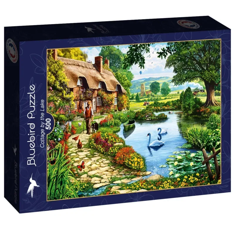 Puzzle Cottage by the Lake - 500 à 999 pièces de Bluebird Puzzle – boîte 2 sur 2