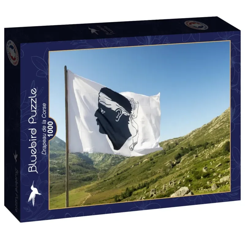 Puzzle Drapeau de la Corse - 1000 pièces de Bluebird Puzzle – boîte 2 sur 2