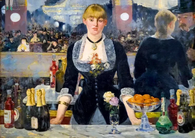Puzzle Édouard Manet - A Bar at the Folies-Bergère, 1882 - 1000 pièces de Bluebird Puzzle – boîte