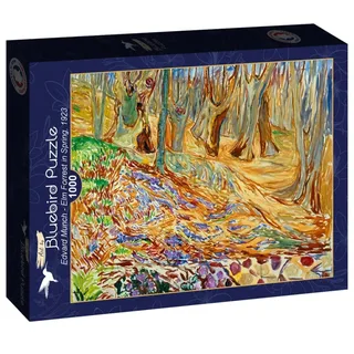 Puzzle Edvard Munch - Elm Forrest in Spring, 1923 - 1000 pièces de Bluebird Puzzle – boîte 2 sur 2