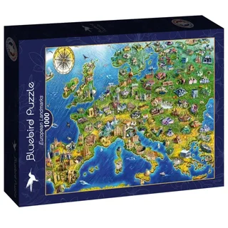 Puzzle European Landmarks - 1000 pièces von Bluebird Puzzle – Schachtel 2 von 2