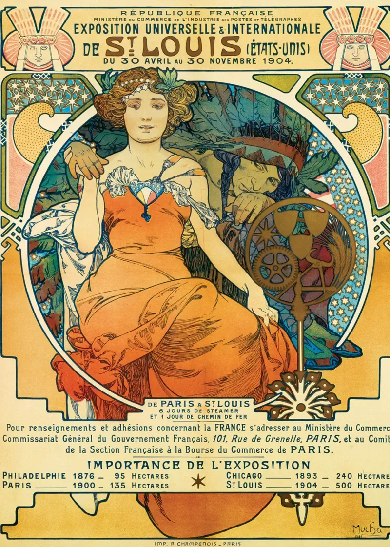Puzzle Exposition Universelle et Internationale de St. Louis, 1903 - 1000 pièces de Bluebird Puzzle – boîte