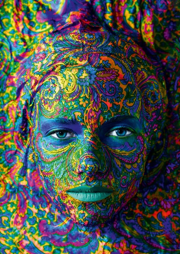 Puzzle Face Art - Portrait of woman - 1000 pièces de Bluebird Puzzle – boîte 1 sur 2