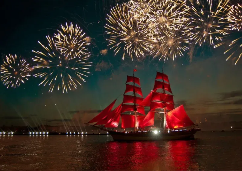 Puzzle Fireworks around a Sailboat - 500 à 999 pièces de Bluebird Puzzle – boîte 1 sur 2