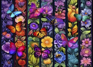 Puzzle Flowers and Flyers - 500 à 999 pièces de Bluebird Puzzle – boîte 1 sur 2