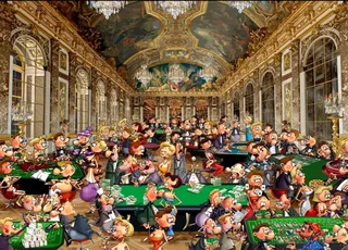 Puzzle François Ruyer - Casino - 1500 pièces van Bluebird Puzzle – doos 1 van 2