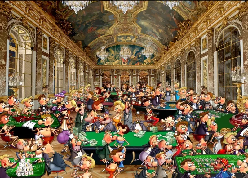 Puzzle François Ruyer - Casino - 1500 pièces van Bluebird Puzzle – doos 1 van 2