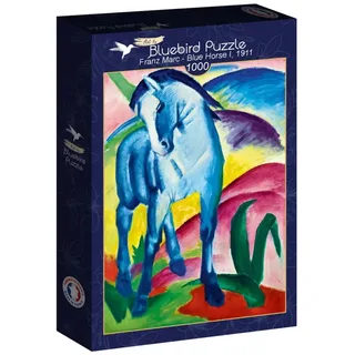 Puzzle Franz Marc - Blue Horse I, 1911 - 1000 pièces de Bluebird Puzzle – boîte 2 sur 2