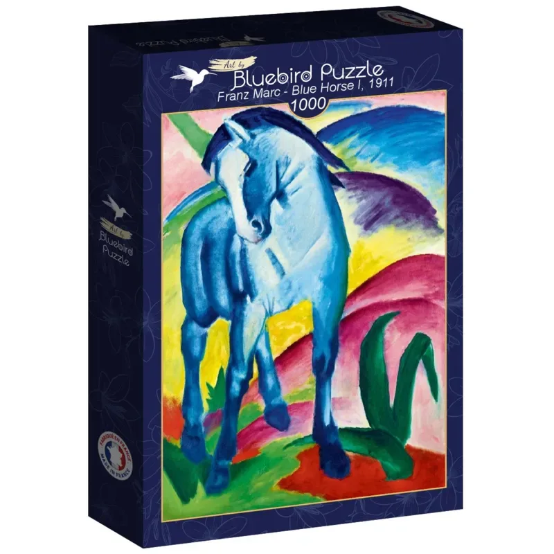 Puzzle Franz Marc - Blue Horse I, 1911 - 1000 pièces de Bluebird Puzzle – boîte 2 sur 2