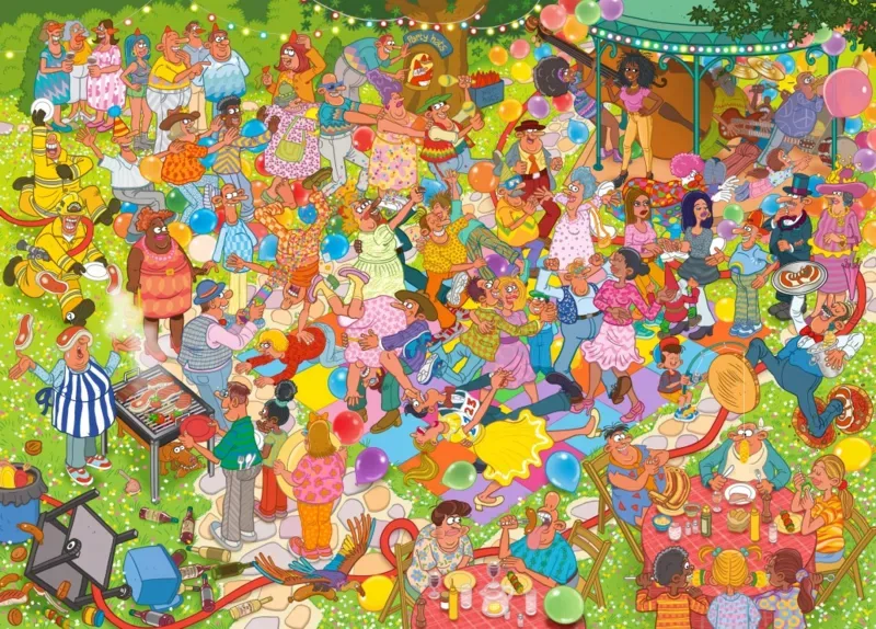 Puzzle Garden Party - 1500 pièces de Bluebird Puzzle – boîte