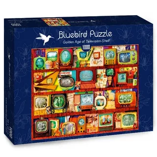 Puzzle Golden Age of Television-Shelf - 1000 pièces de Bluebird Puzzle – boîte 2 sur 2