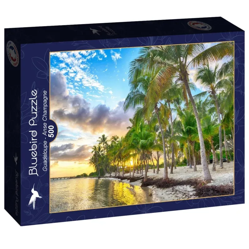 Puzzle Guadeloupe - Anse Champagne - 500 à 999 pièces de Bluebird Puzzle – boîte 2 sur 2