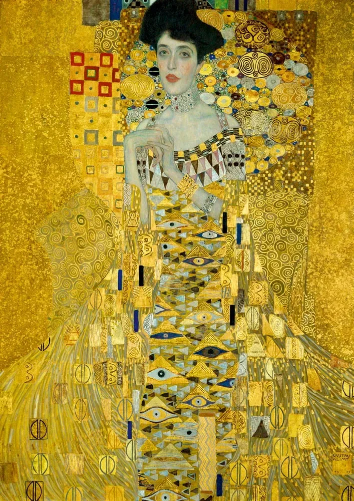 Puzzle Gustave Klimt - Adele Bloch-Bauer I, 1907 - 1000 pièces de Bluebird Puzzle – boîte