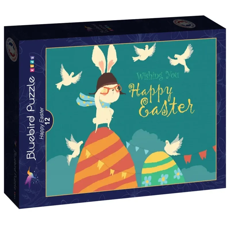 Puzzle Happy Easter Bunny - 10 à 25 pièces von Bluebird Puzzle – Schachtel 2 von 2