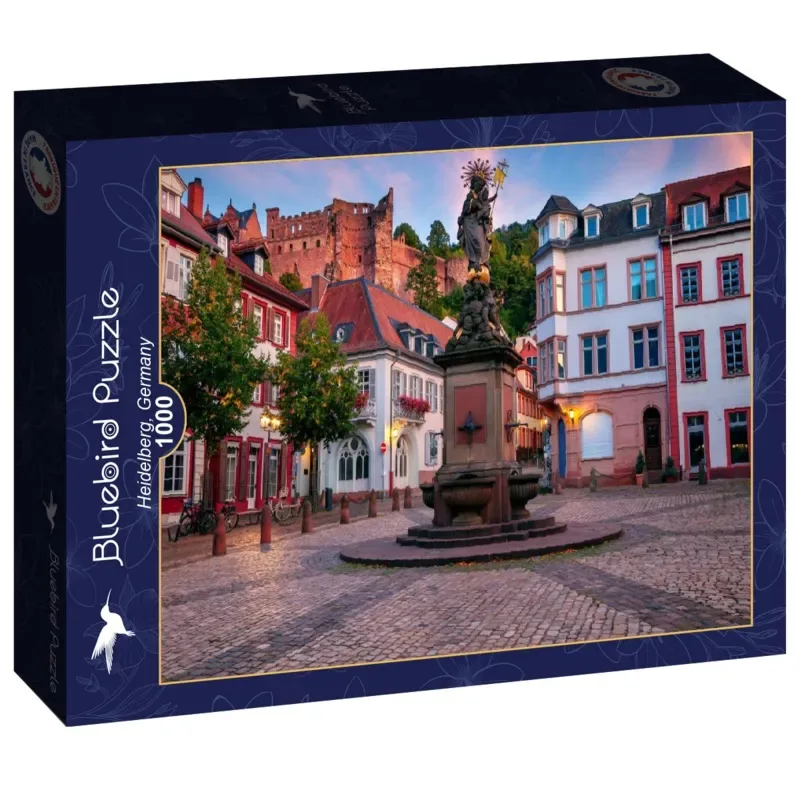 Puzzle Heidelberg, Allemagne - 1000 pièces van Bluebird Puzzle – doos 2 van 2