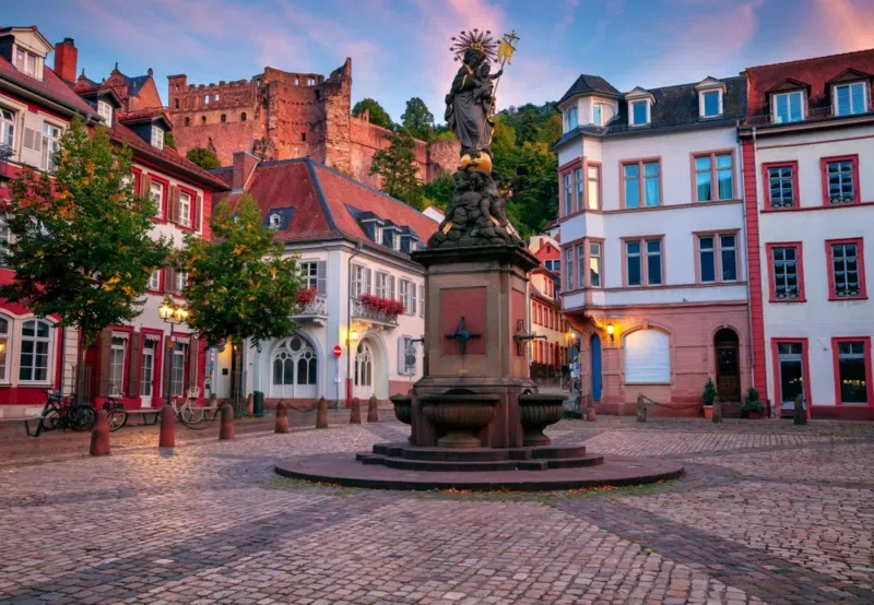 Puzzle Heidelberg, Allemagne - 1000 pièces van Bluebird Puzzle – doos 1 van 2
