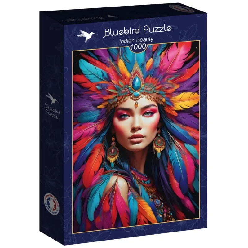 Puzzle Indian Beauty - 1000 pièces van Bluebird Puzzle – doos 2 van 2
