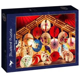 Puzzle Japanese Umbrellas - 500 à 999 pièces van Bluebird Puzzle – doos 2 van 2