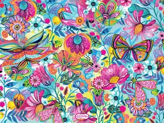 Puzzle Jardin de Colores - 1000 pièces von Bluebird Puzzle – Schachtel 1 von 2