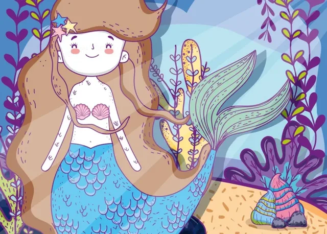 Puzzle Jolie Petite Sirène - 10 à 25 pièces