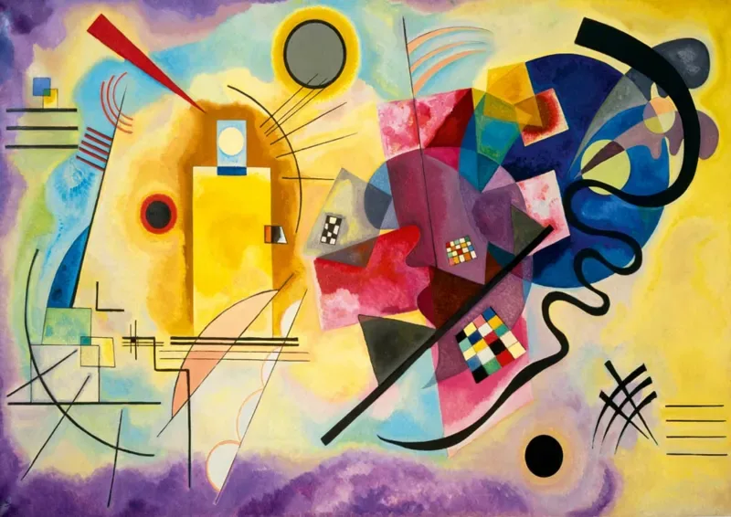 Puzzle Kandinsky - Gelb-Rot-Blau, 1925 - 1000 pièces from Bluebird Puzzle – box