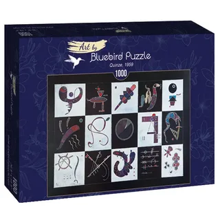 Puzzle Kandinsky - Quinze, 1959 - 1000 pièces von Bluebird Puzzle – Schachtel 2 von 2