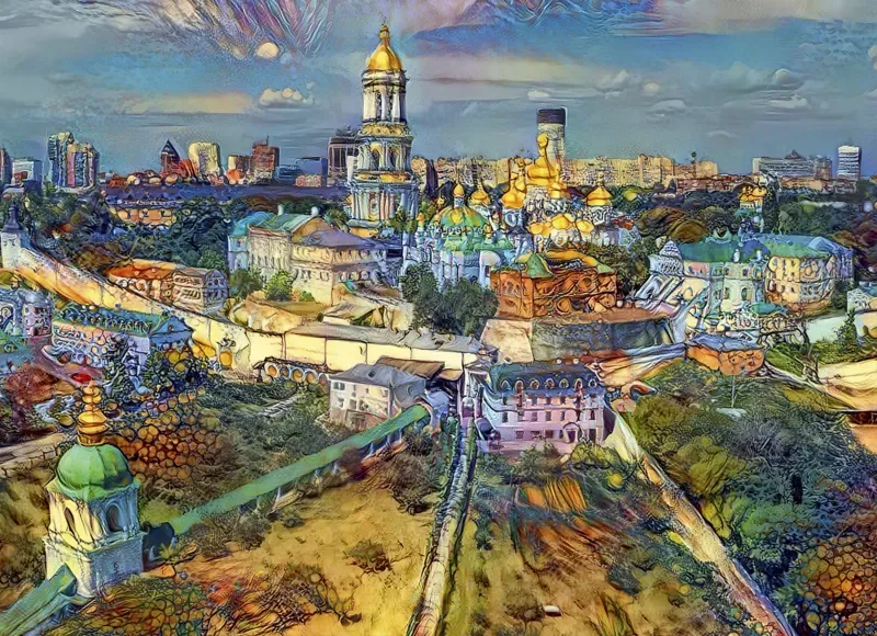 Puzzle Kiev, Ukraine - 1000 pièces de Bluebird Puzzle – boîte