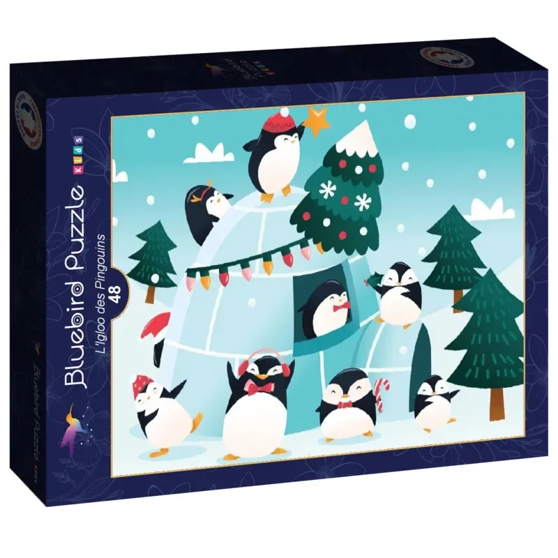 Puzzle L'Igloo des Pingouins - 26 à 50 pièces from Bluebird Puzzle – box 2 of 2