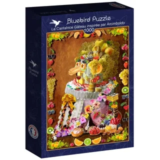 Puzzle La Cantatrice Gâteau inspirée par Arcimboldo - 1000 pièces from Bluebird Puzzle – box 2 of 2