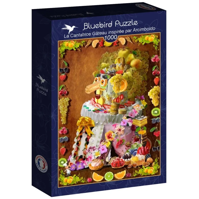 Puzzle La Cantatrice Gâteau inspirée par Arcimboldo - 1000 pièces from Bluebird Puzzle – box 2 of 2