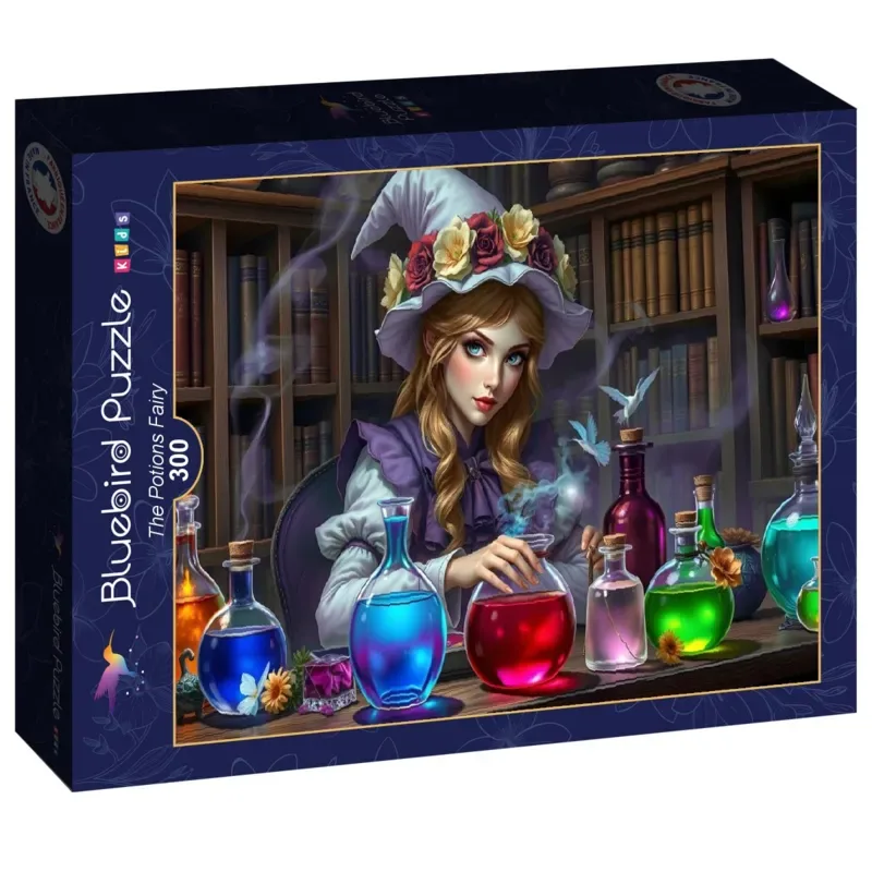 Puzzle La Fée des Potions - 200 à 499 pièces von Bluebird Puzzle – Schachtel 2 von 2