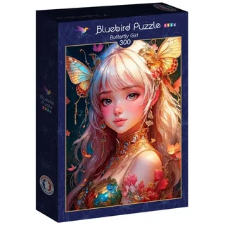 Puzzle La Fille aux Papillons - 200 à 499 pièces de Bluebird Puzzle – boîte 2 sur 2