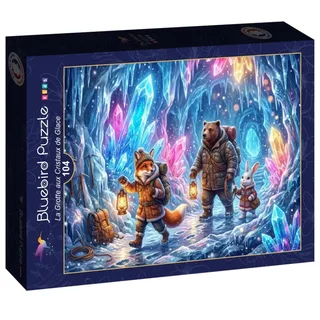 Puzzle La Grotte aux Cristaux de Glace - 100 à 149 pièces from Bluebird Puzzle – box 2 of 2