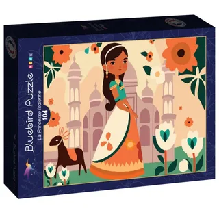 Puzzle La Princesse Indienne - 100 à 149 pièces von Bluebird Puzzle – Schachtel 2 von 2