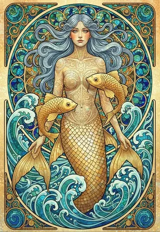 Puzzle La Sirène - 1000 pièces von Bluebird Puzzle – Schachtel 1 von 2