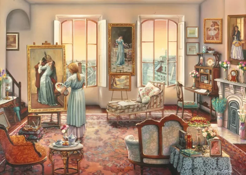 Puzzle La Touche Finale - 1000 pièces de Bluebird Puzzle – boîte