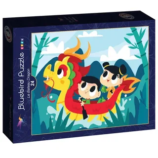 Puzzle Le Bateau Dragon - 10 à 25 pièces van Bluebird Puzzle – doos 2 van 2