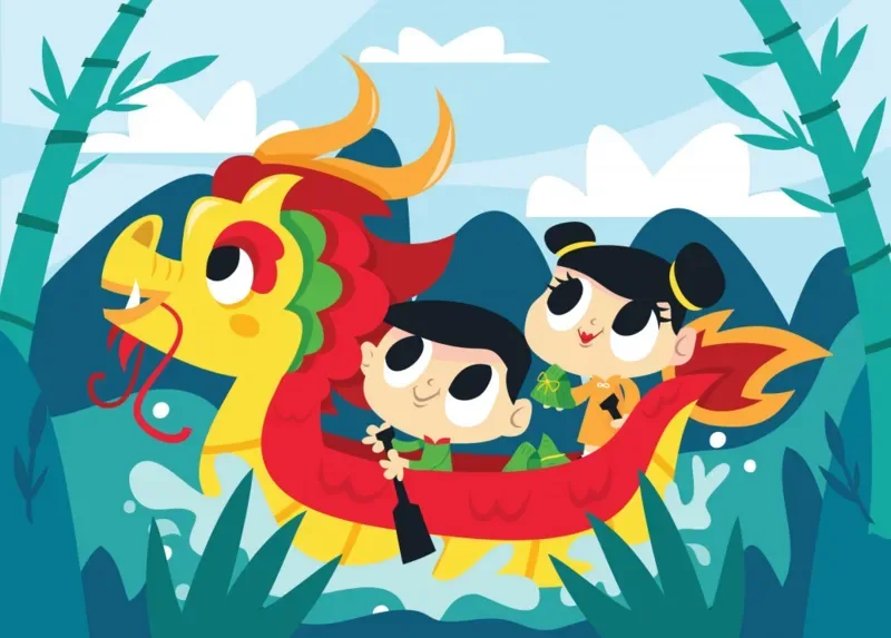 Puzzle Le Bateau Dragon - 10 à 25 pièces de Bluebird Puzzle – boîte