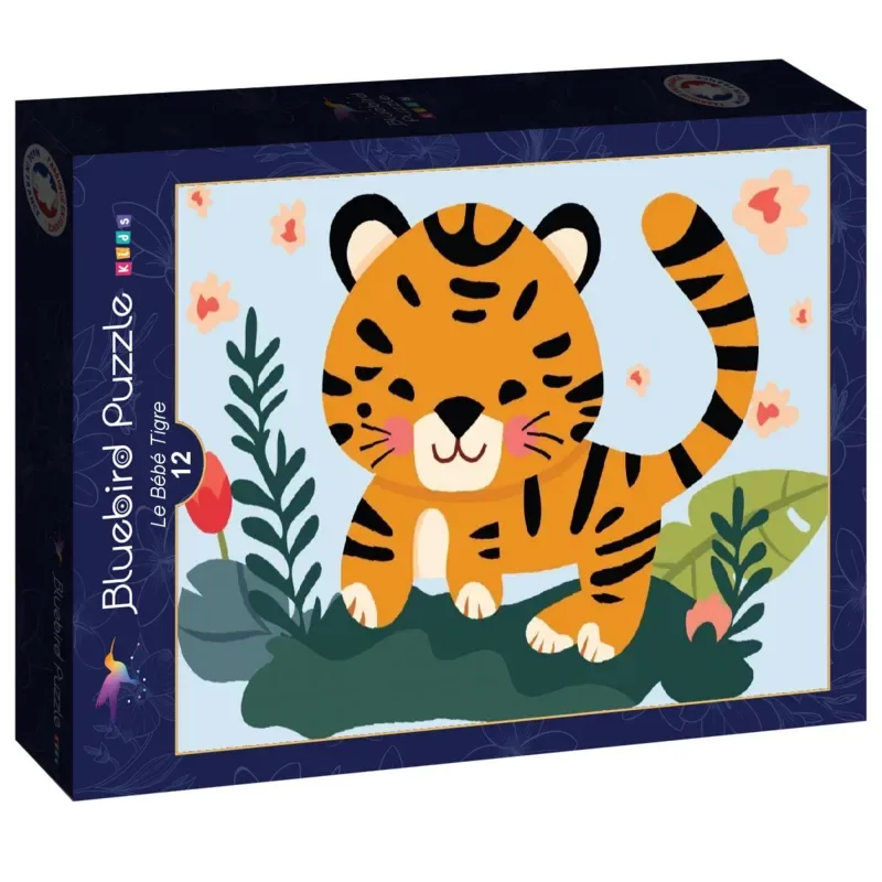 Puzzle Le Bébé Tigre - 10 à 25 pièces von Bluebird Puzzle – Schachtel 2 von 2