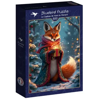 Puzzle Le Cadeau de Noël du Renard - 200 à 499 pièces de Bluebird Puzzle – boîte 2 sur 2