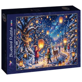 Puzzle Le Festival des Lanternes d'Hiver - 200 à 499 pièces van Bluebird Puzzle – doos 2 van 2
