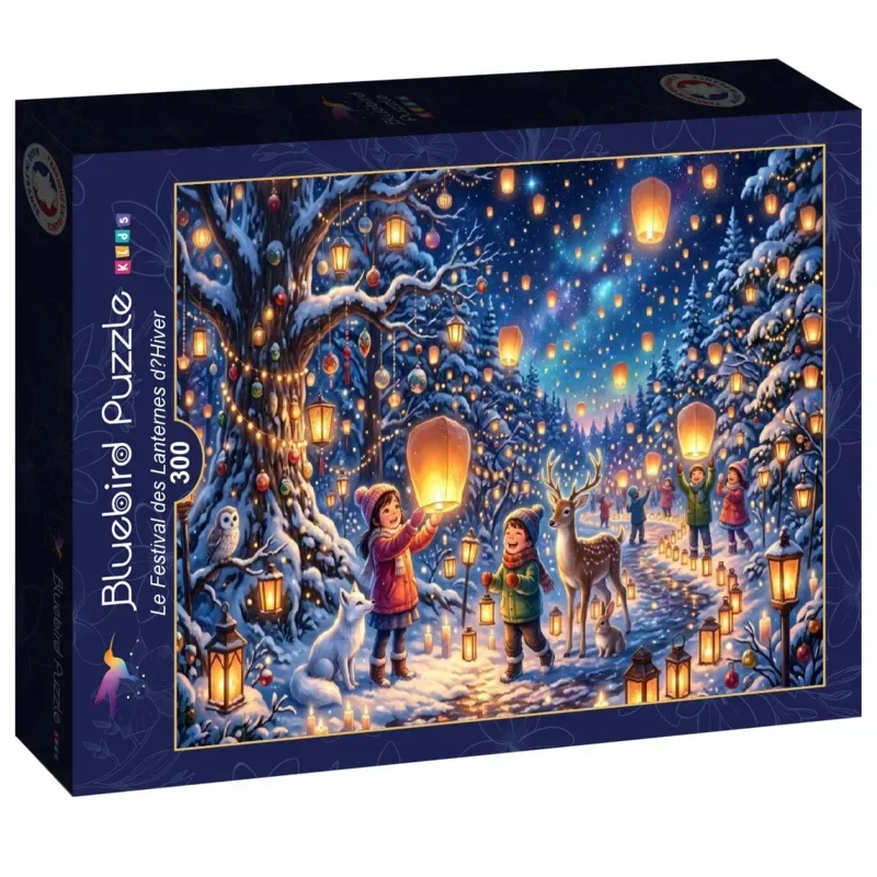 Puzzle Le Festival des Lanternes d'Hiver - 200 à 499 pièces van Bluebird Puzzle – doos 2 van 2